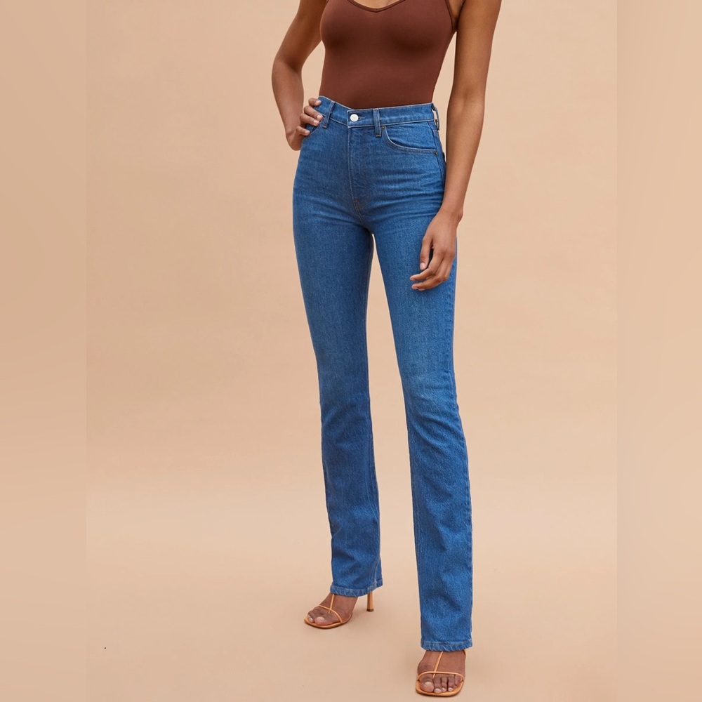 reformation Peyton High Rise Bootcut Jeans